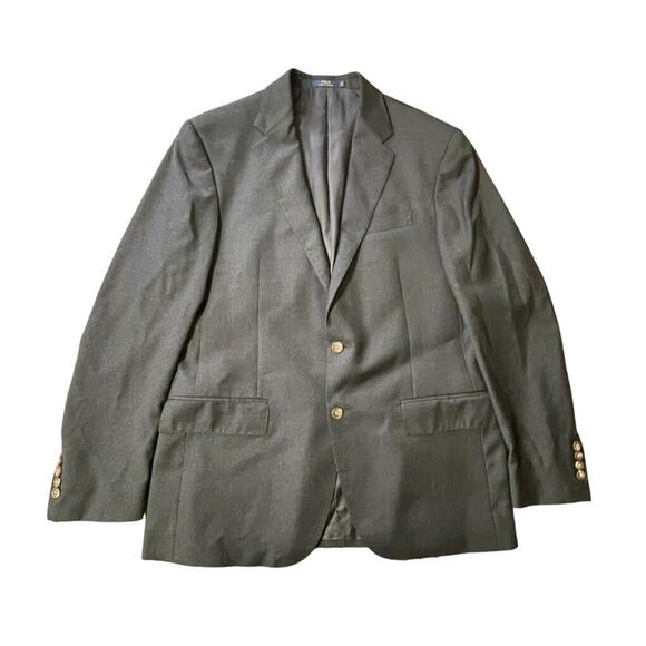 Polo Ralph Lauren Current Modern Wool Sport Coat Suit Jacket Gray Size 42R Men